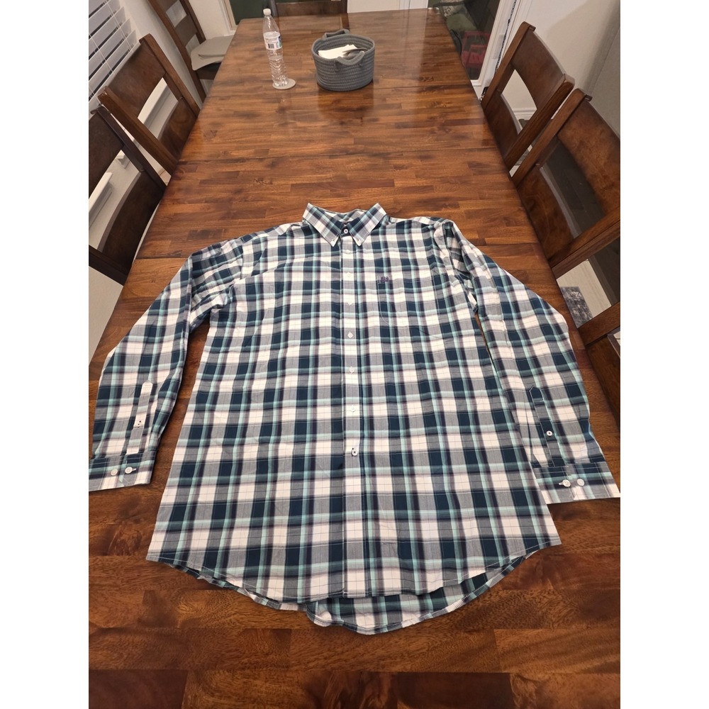 Cinch Men's Long Sleeve XXL Cotton Western Cowboy Rodeo.   Sku 94